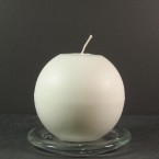 10cm Diameter White Stearin Ball Candles